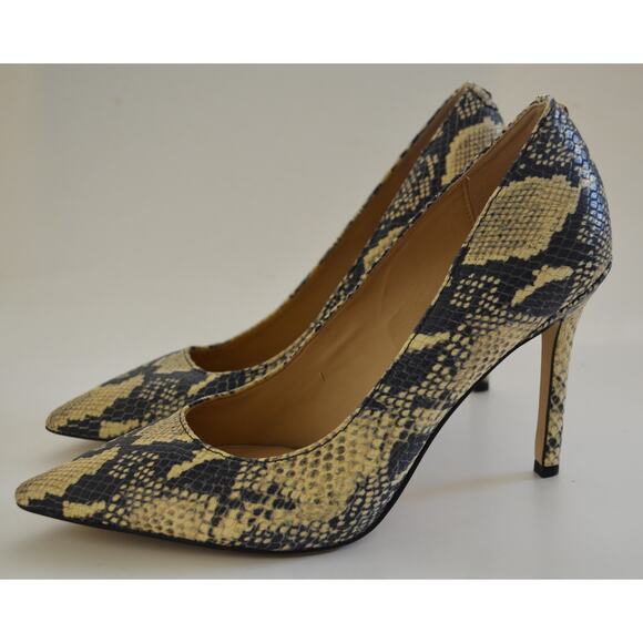 Sam Edelman Hazel Snake Embossed Leather Stiletto Pump Size 7 - Picture 1 of 8